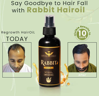 Rabbit Herbal Hair Oil – 100% Stronger, Healthier Growth